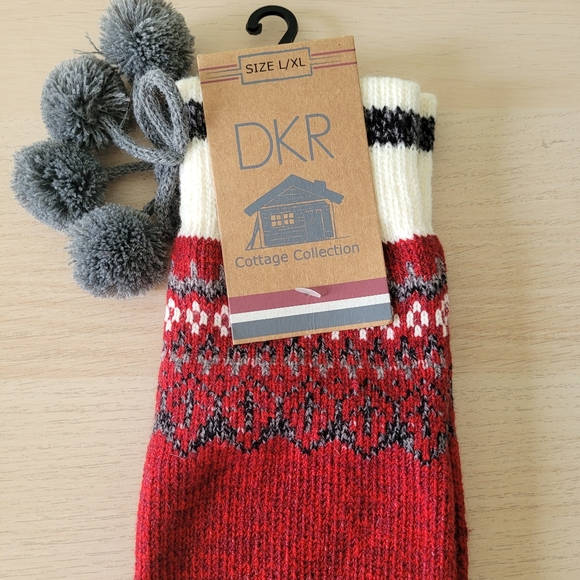 Nordic Moccasin Lounge Sock - Picture 4 of 5